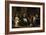 Masked Ball with Ladies and Gentlemen in Carnival Costume, Grand Hall of Ridotto in Palazzo Dandalo-Giovanni Antonio Guardi-Framed Giclee Print