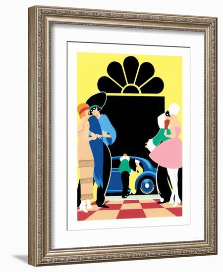 Masked Ball-Brian James-Framed Art Print