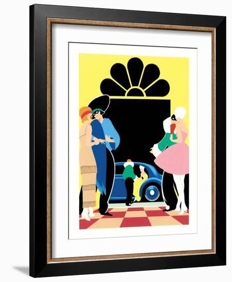 Masked Ball-Brian James-Framed Art Print