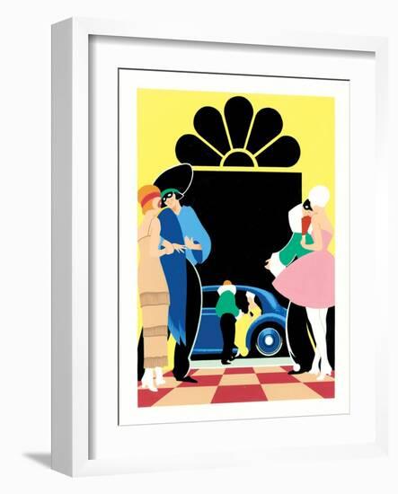 Masked Ball-Brian James-Framed Art Print