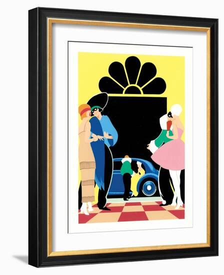 Masked Ball-Brian James-Framed Art Print