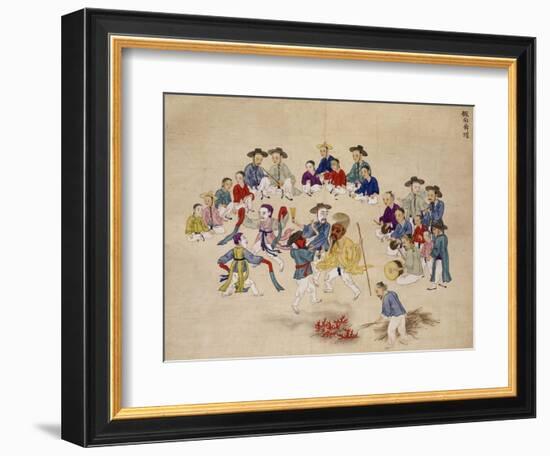 Masked Dance-Kim Junkeun-Framed Giclee Print