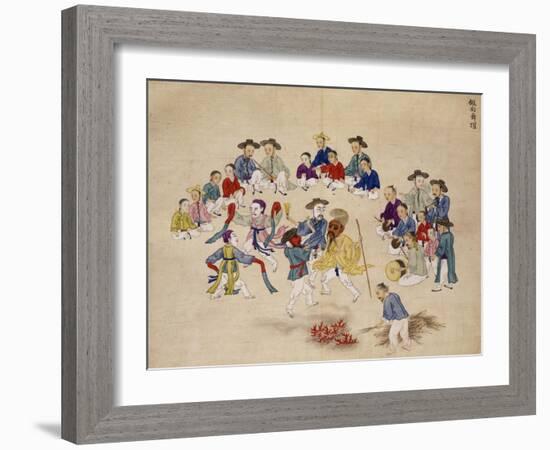 Masked Dance-Kim Junkeun-Framed Giclee Print