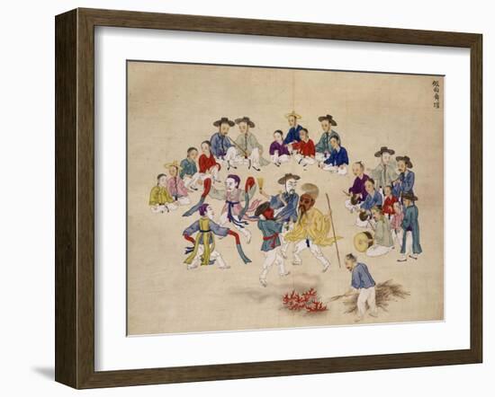 Masked Dance-Kim Junkeun-Framed Giclee Print