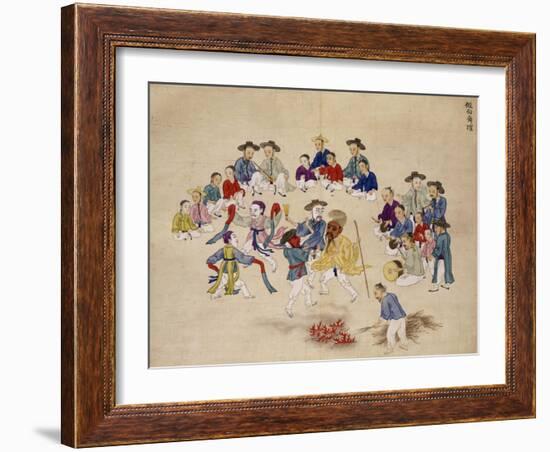 Masked Dance-Kim Junkeun-Framed Giclee Print