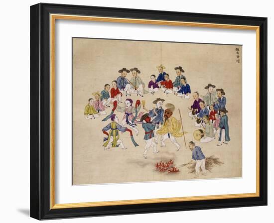 Masked Dance-Kim Junkeun-Framed Giclee Print