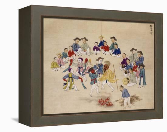 Masked Dance-Kim Junkeun-Framed Premier Image Canvas