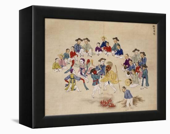 Masked Dance-Kim Junkeun-Framed Premier Image Canvas