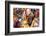 Masked Dancers at Festival, Keno Gompa Monastery, Tagong, China-Peter Adams-Framed Photographic Print