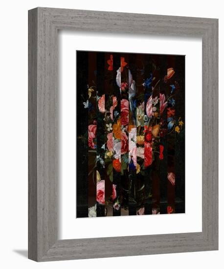 Masked Flemish Bouquet I-Jacob Green-Framed Premium Giclee Print