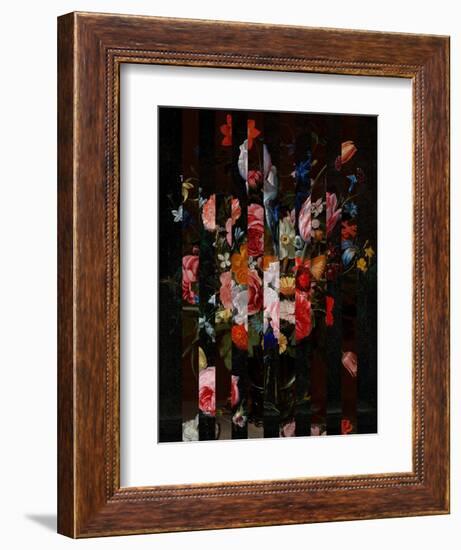 Masked Flemish Bouquet I-Jacob Green-Framed Premium Giclee Print