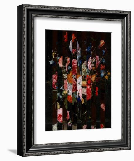 Masked Flemish Bouquet I-Jacob Green-Framed Premium Giclee Print