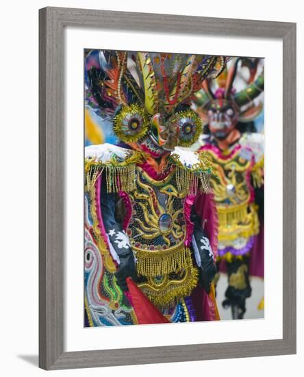 Masked Performers in a Parade at Oruro Carnival, Oruro, Bolivia, South America-Christian Kober-Framed Photographic Print