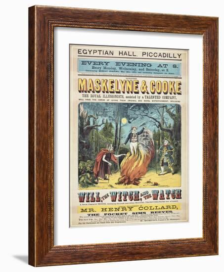 Maskelyne and Cooke's Entertainment-null-Framed Giclee Print