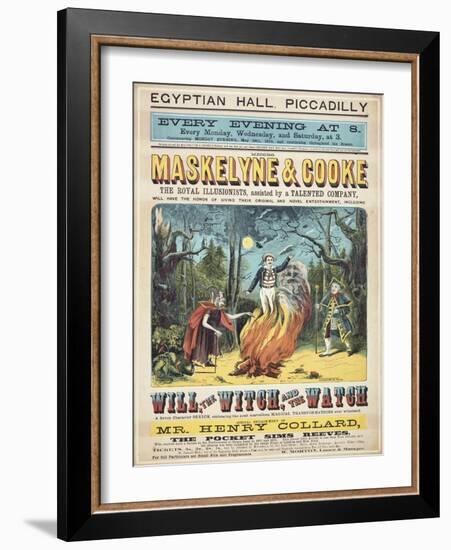 Maskelyne and Cooke's Entertainment-null-Framed Giclee Print