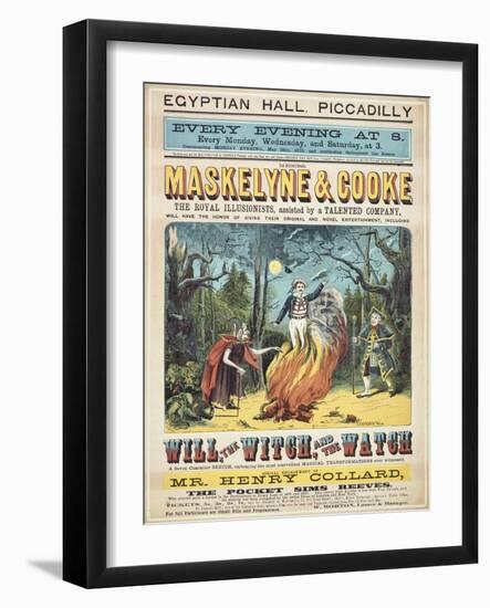 Maskelyne and Cooke's Entertainment-null-Framed Giclee Print