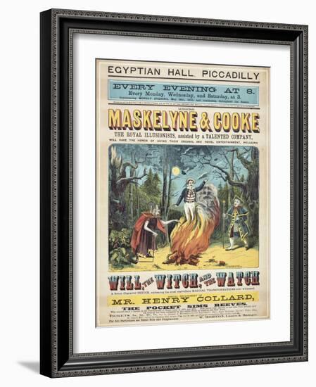 Maskelyne and Cooke's Entertainment-null-Framed Giclee Print