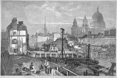 Wharf Shed of the Trafalgar Dock, Liverpool, England, 1847-Mason Jackson-Giclee Print