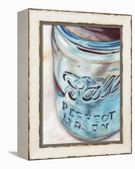 Mason Jar I-Redstreake-Framed Stretched Canvas