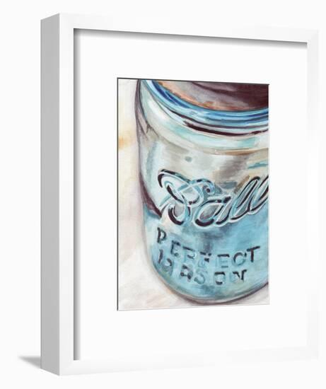 Mason Jar I-Redstreake-Framed Art Print