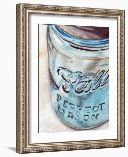 Mason Jar I-Redstreake-Framed Art Print