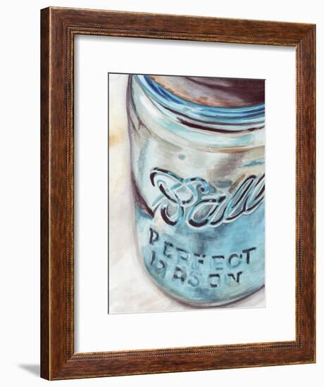 Mason Jar I-Redstreake-Framed Art Print
