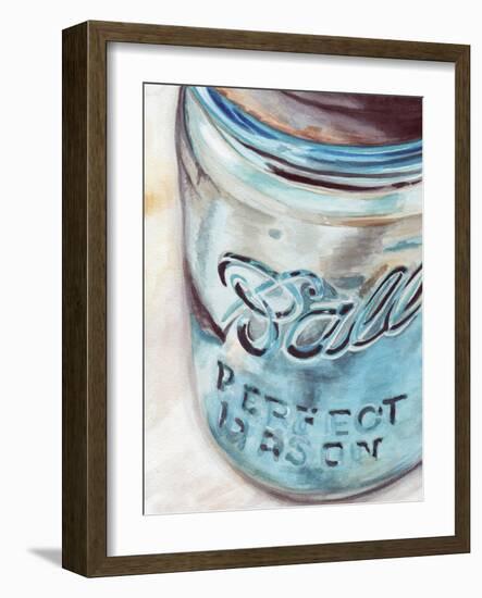 Mason Jar I-Redstreake-Framed Art Print