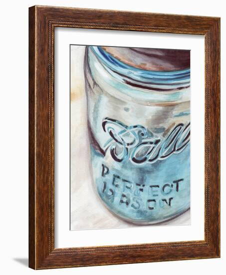 Mason Jar I-Redstreake-Framed Art Print