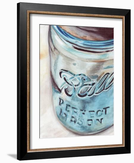 Mason Jar I-Redstreake-Framed Art Print