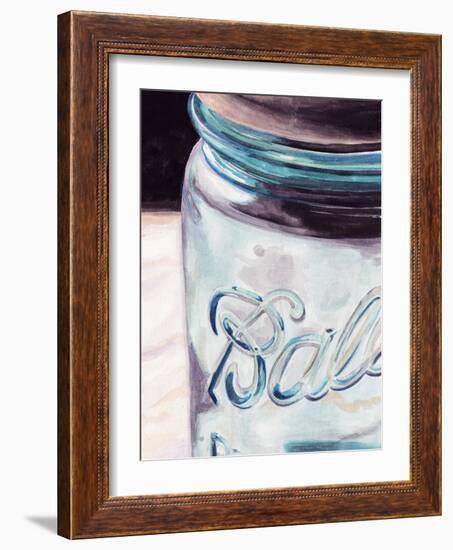 Mason Jar II-Redstreake-Framed Art Print