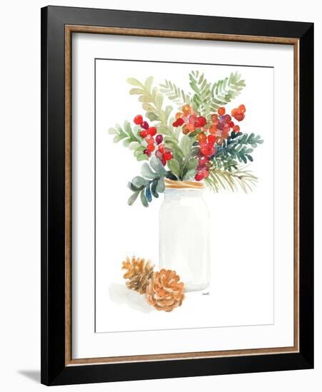 Mason Jar of Christmas-Lanie Loreth-Framed Art Print