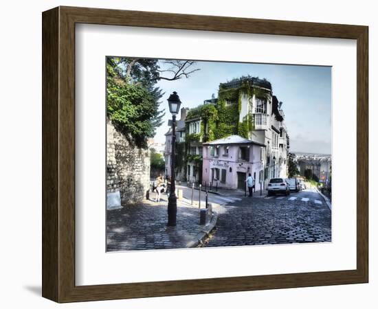 Mason Rose Restaurant Montmartre on Rue De L'abreuvior-Sylvia Gulin-Framed Photographic Print