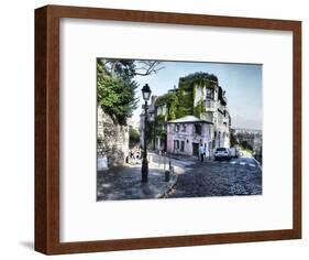 Mason Rose Restaurant Montmartre on Rue De L'abreuvior-Sylvia Gulin-Framed Photographic Print