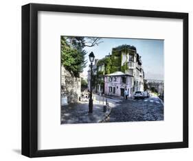 Mason Rose Restaurant Montmartre on Rue De L'abreuvior-Sylvia Gulin-Framed Photographic Print