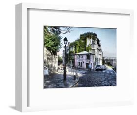 Mason Rose Restaurant Montmartre on Rue De L'abreuvior-Sylvia Gulin-Framed Photographic Print