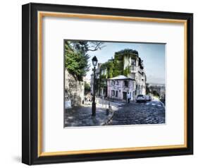 Mason Rose Restaurant Montmartre on Rue De L'abreuvior-Sylvia Gulin-Framed Photographic Print