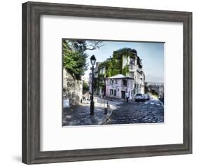 Mason Rose Restaurant Montmartre on Rue De L'abreuvior-Sylvia Gulin-Framed Photographic Print