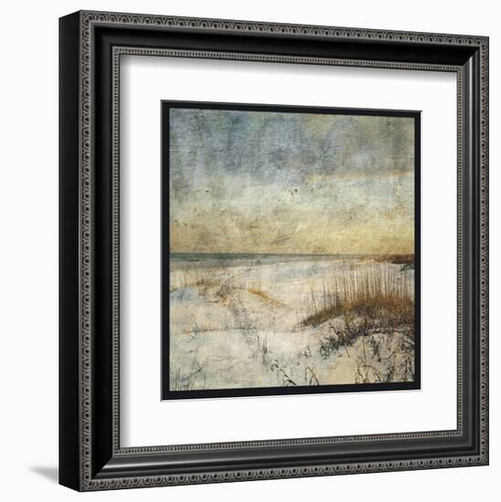 Masonboro Island No. 15-John W^ Golden-Framed Art Print