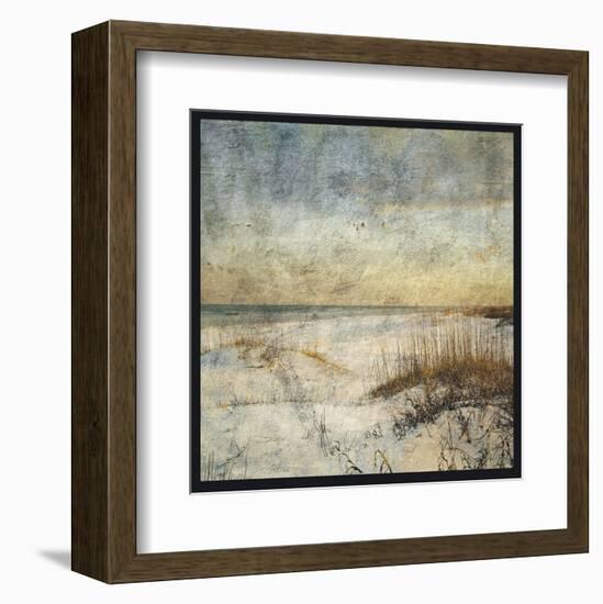 Masonboro Island No. 15-John W^ Golden-Framed Art Print