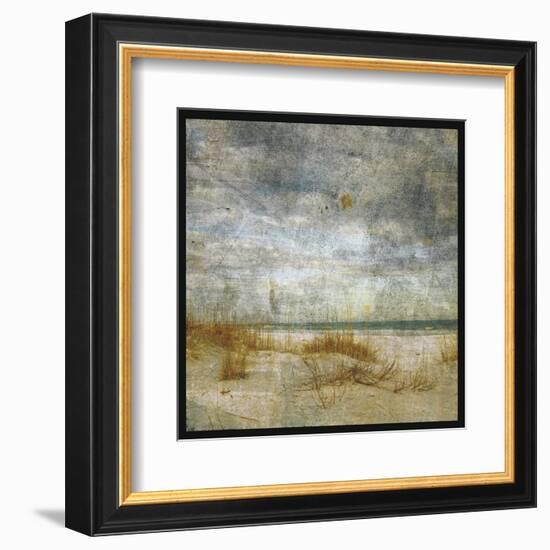 Masonboro Island No. 4-John W^ Golden-Framed Art Print