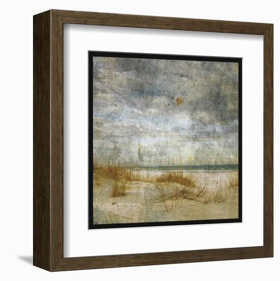 Masonboro Island No. 4-John W^ Golden-Framed Art Print