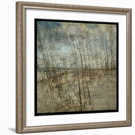 Masonboro Island No. 6-John W^ Golden-Framed Art Print