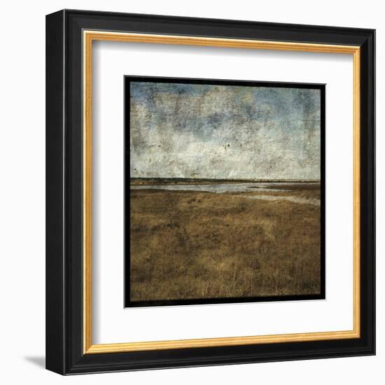 Masonboro Island No. 7-John W^ Golden-Framed Art Print