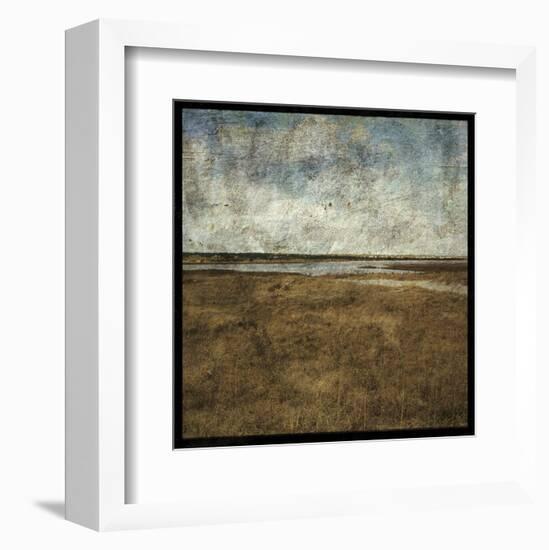 Masonboro Island No. 7-John W^ Golden-Framed Art Print