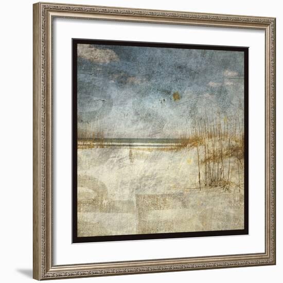 Masonboro Island No. 8-John W^ Golden-Framed Art Print