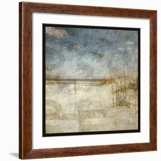 Masonboro Island No. 8-John W^ Golden-Framed Art Print