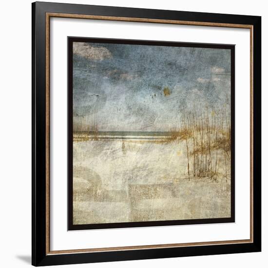 Masonboro Island No. 8-John W^ Golden-Framed Art Print