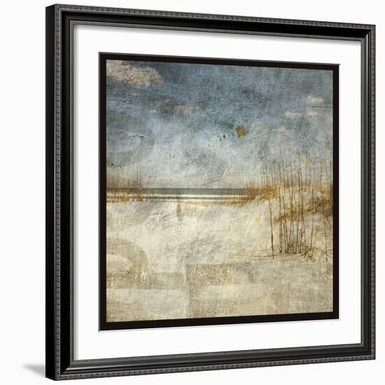 Masonboro Island No. 8-John W^ Golden-Framed Art Print