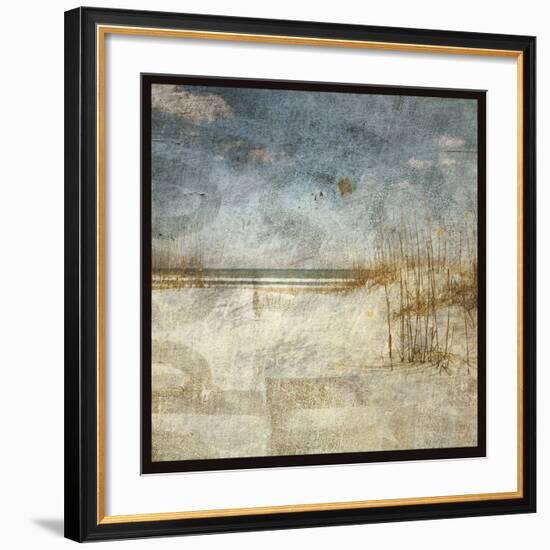 Masonboro Island No. 8-John W^ Golden-Framed Art Print