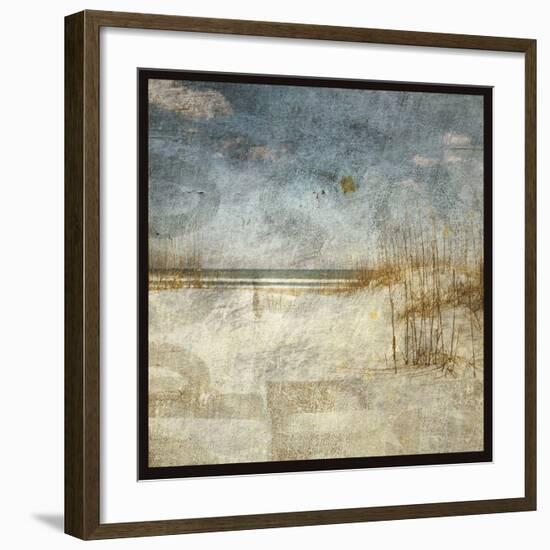 Masonboro Island No. 8-John W^ Golden-Framed Art Print